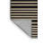 Washable Charcoal Ivory Striped Area Rug-2114327142