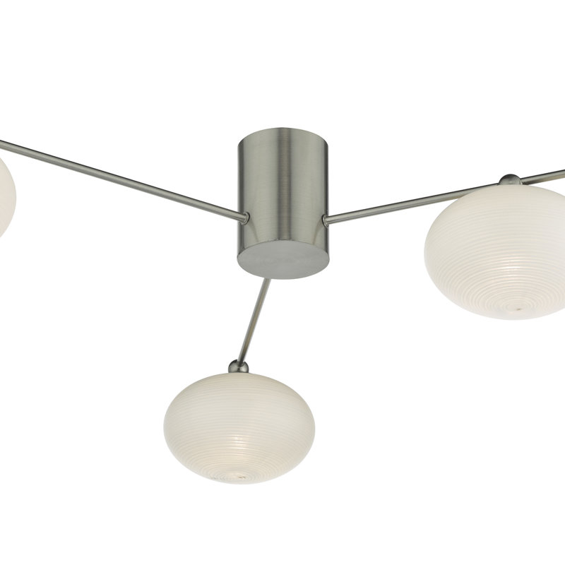 Kendra Glass Semi Flush Mount