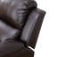 Fauteuil inclinable manuel moderne en similicuir de 38,5 po de largeur