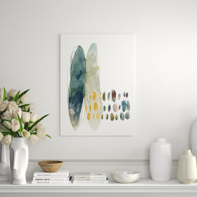 Modern Abstract IV Print by Sara Brown, 33" H x 24" W, Glass Coat