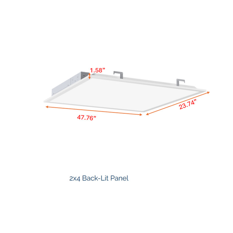 Dimmable Rectangle Flat Panel Ceiling Light
