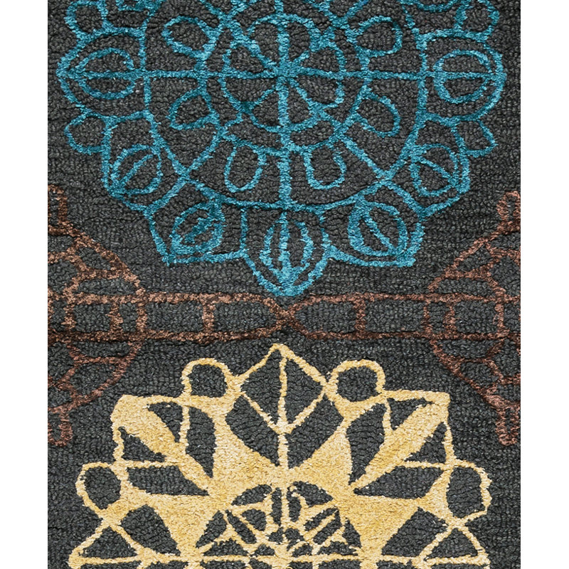 Tapis zone touffeté à la main curacao, Rectangle 5 pi x 8 pi