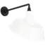 Thomas O'Brien, "Academy 17.5" Mack Barn Light in Matte Black with 16" Tilted Bowers Shade-1965531714