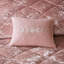 Édredon en velours double / grand Blush, rembourrage, losange, literie et oreiller lavables à la machine