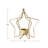 Bola Large Metal Star Shaped Tealight Holder-836915679