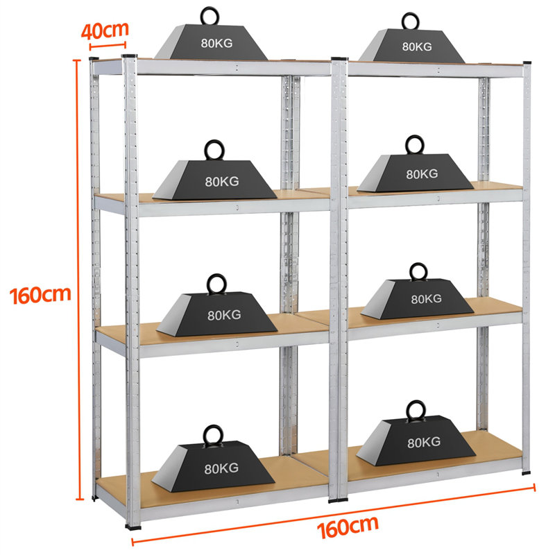 160cm W Height -Adjustable Shelving Unit