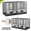 52.5cm Iron Flat Top Breeder Bird Cage with Perch-736273027