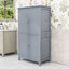 Armoire de rangement élégante pour salle de bain avec 4 portes et tablettes réglables-1855703348-1868704827