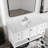 bathroom stone vanity top lightning white