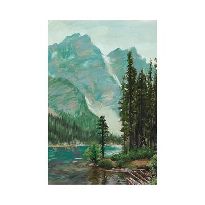 Mountainscape III by Melissa Wang - Wrapped Canvas Painting