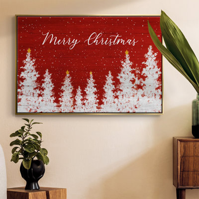 «Merry Christmas», reproduction d'art sur toile