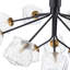 Lustre spoutnik en verre Narges