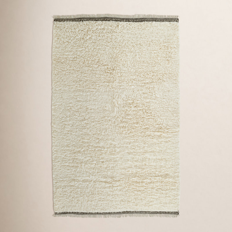 Wool Area Rug, Rectangle 9' x 12'