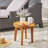 Durable Acacia Wood Outdoor Side Table With Teak Finish And Weather-Resistant Design For Patio Or Garden Use