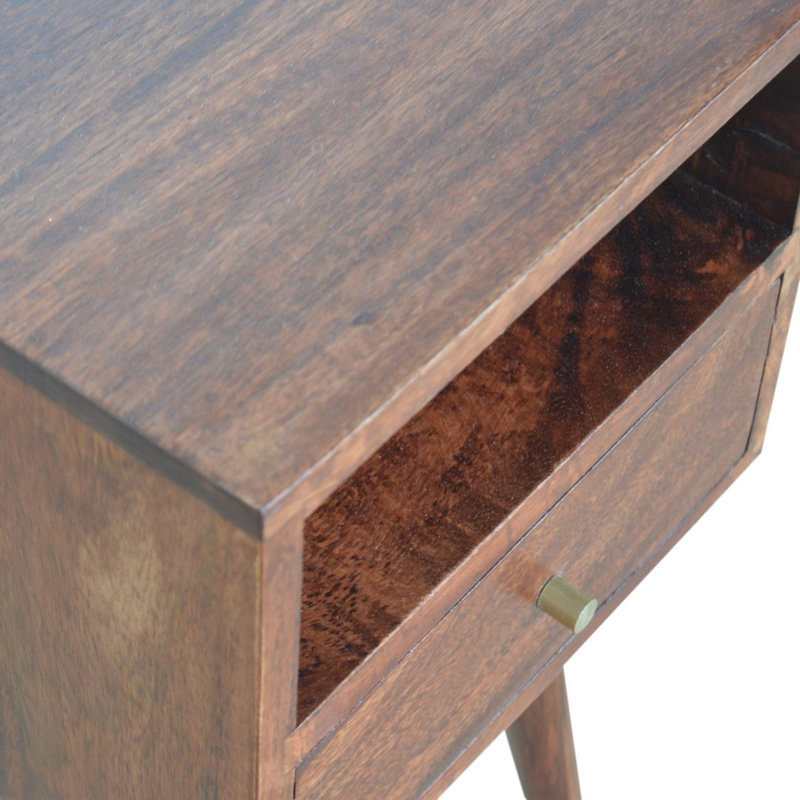 30cm W Solid Wood Bedside Table