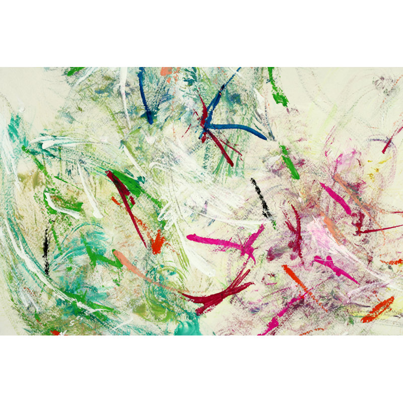 Hayfa Pastel Painting - Wrapped Canvas Painting, 30cm H x 46cm W x 3.8cm D