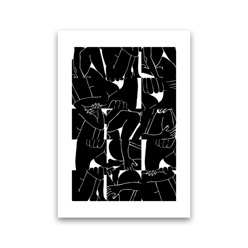 Bodies 1 Piece Wall Art, 59.4cm H x 42cm W x 4cm D, No Framed