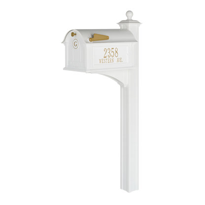 Balmoral Post Mounted Mailbox