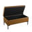 Chandrell Faux Leather Upholstered Storage Bench