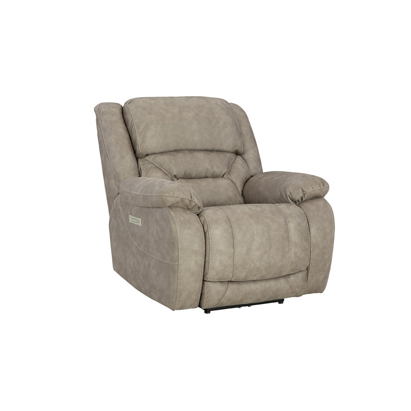 Fauteuil inclinable Zianya, Polyester brun clair