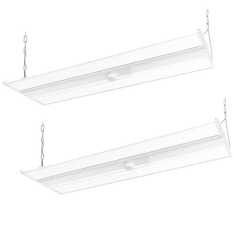 Run Bison 4FT LED Linear High Bay Shop Light with Motion Sensor-2PK