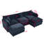 Canapé-lit en chenille moderne avec repose-pieds-1006864276-1006864264