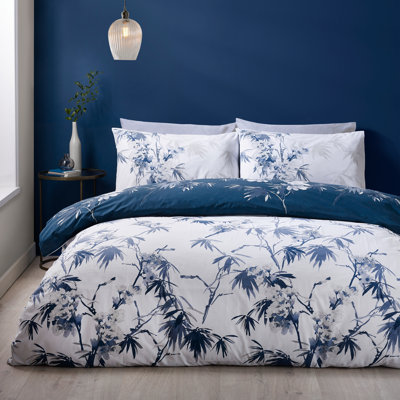 Kyoto Floral Reversible Duvet Cover Set