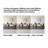 French retro dining table and chair combination