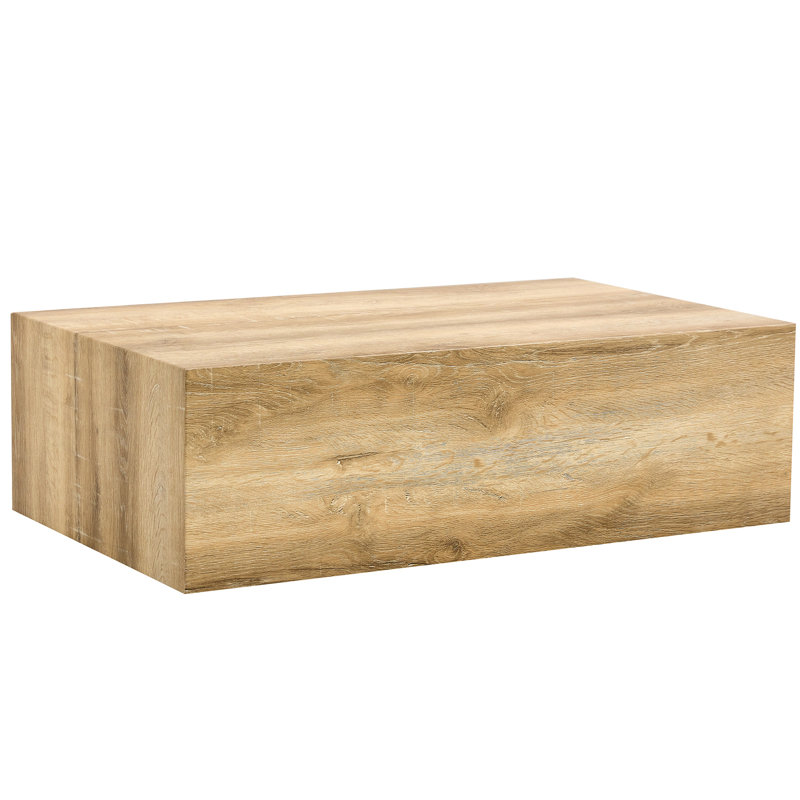 Stylish Coffee Table, Wood Color, Spacious Storage Rectangular Finish, Bedroom Table, Wood