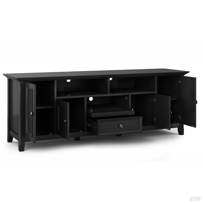 Amherst - 72" Wide TV Media Stand, Black