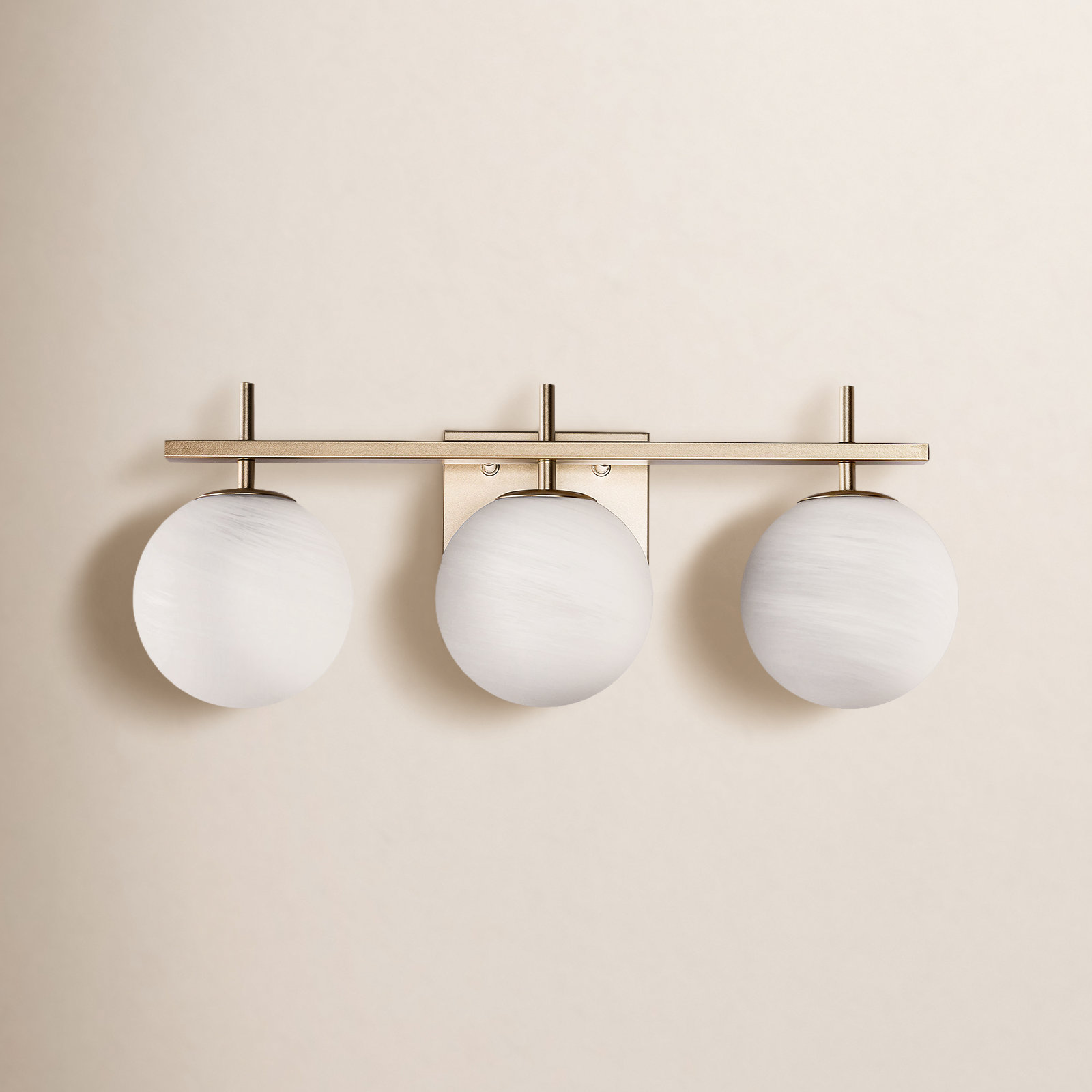 Lio Vanity Light, Polished Gold, 3