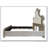 Lucienne Beige Velvet Ek Bed With Led