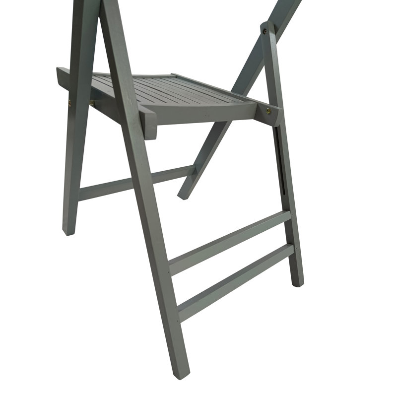 Chaise pliante à lattes en bois pour événements spéciaux