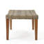 Fauteuil en bois et osier Hampton