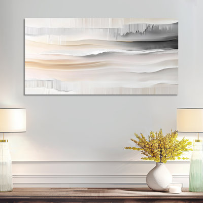White Grey Rebecca III – Minimalist Framed Prints, Modern Wall Decor