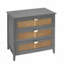 Commode 3 tiroirs Rattan-2075584807