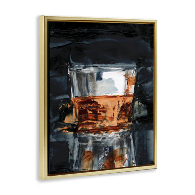  «Whiskey Glass Reflection» par Ethan Harper
