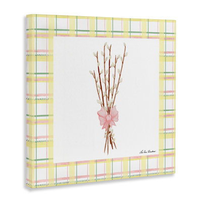 Toile de saule pastel à motif de ressorts, design par Lee Ann Sanders