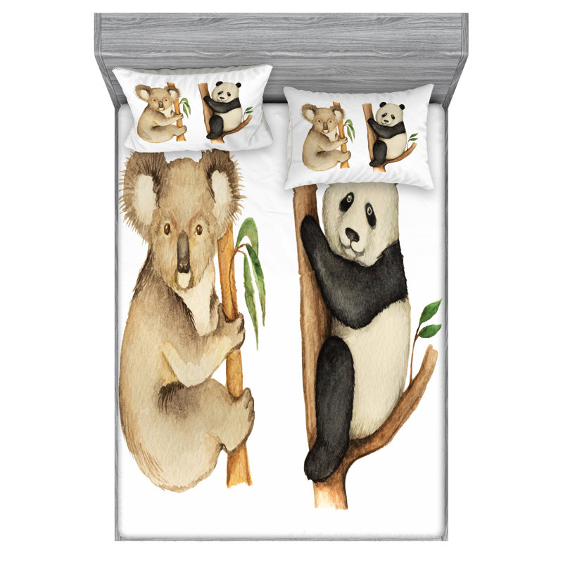 Microfiber Sheet Set, Queen Sheet Set with Fitted Sheet