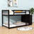 Daeveon Kids Twin Over Twin Bunk Bed with Drawers-1180946310