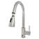 FlowCurve 1.5 in Centerset Touch Free Sensor Kitchen Faucet without Deckplate in Polished Chrome