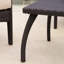 Table de bistro et table d'extérieur 4 pièces Pe - Brun + brun clair, fer à repasser, jardin d'extérieur imperméable