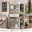 70 po de hauteur, armoire de rangement pour garde-manger, armoire de cuisine moderne avec portes et tablettes-129445281