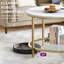 Table basse ronde avec rangement Rotherham-92173294
