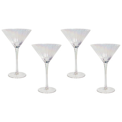 Alliana 220ml Handmade Martini Glass Set
