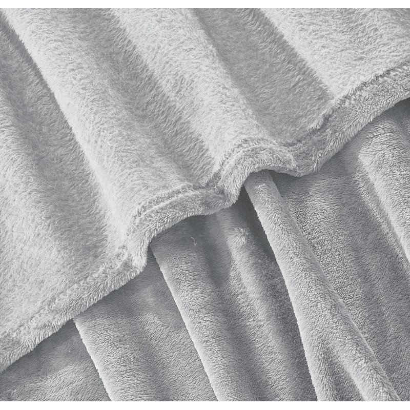 Couverture en soie Everman, Double / Grand, Gris