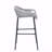 Set Of 2 Outdoor Patio Barstool, Light Gray Rope-2142923209