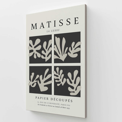 Matisse's La Gerbe Quartet en noir