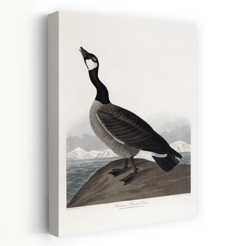 Art contemporain, rétro, rétro, oiseau, paysage, nature, H 48 po x l 32 po