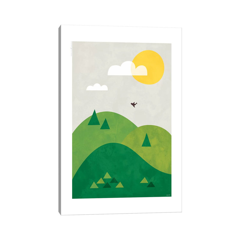 Valley by TomasDesign - Wrapped Canvas Print, 152.5 cm H x 101.5 cm W